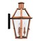 Quoizel Burdett 3-Light Aged Copper Outdoor Wall Lantern BURD8415AC - alternate 4